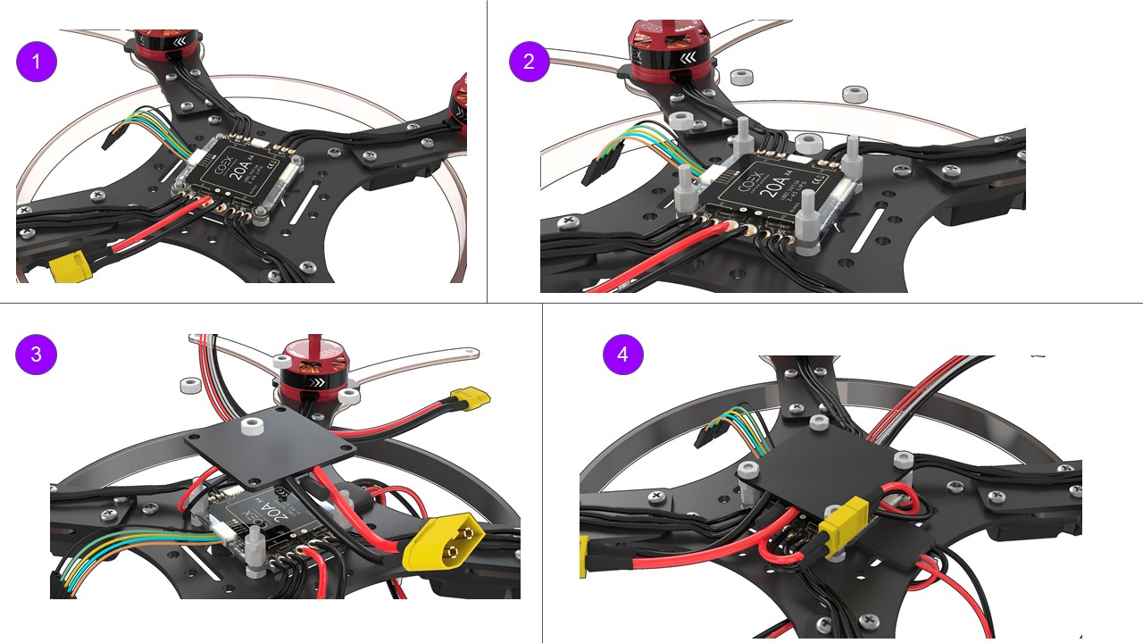 Power board installation