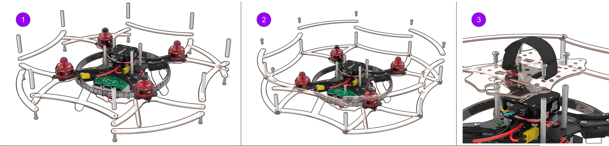 Installation of the remaining structural elements