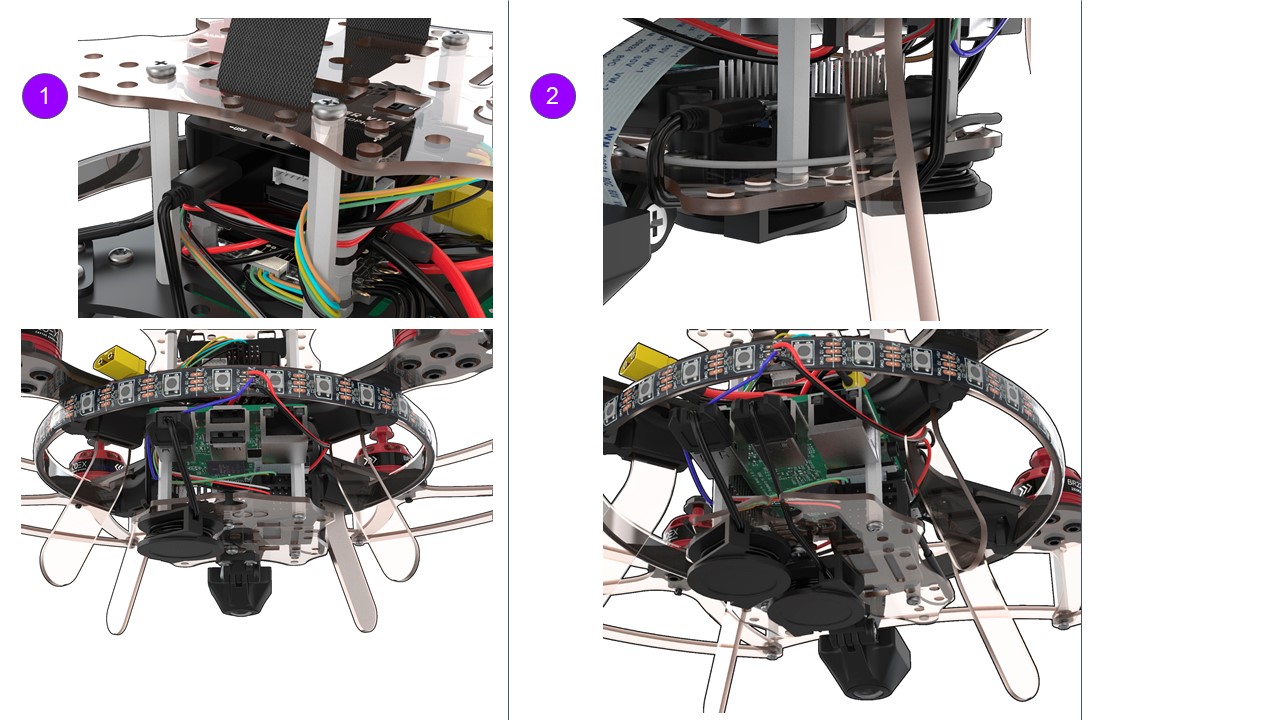USB connectors installation