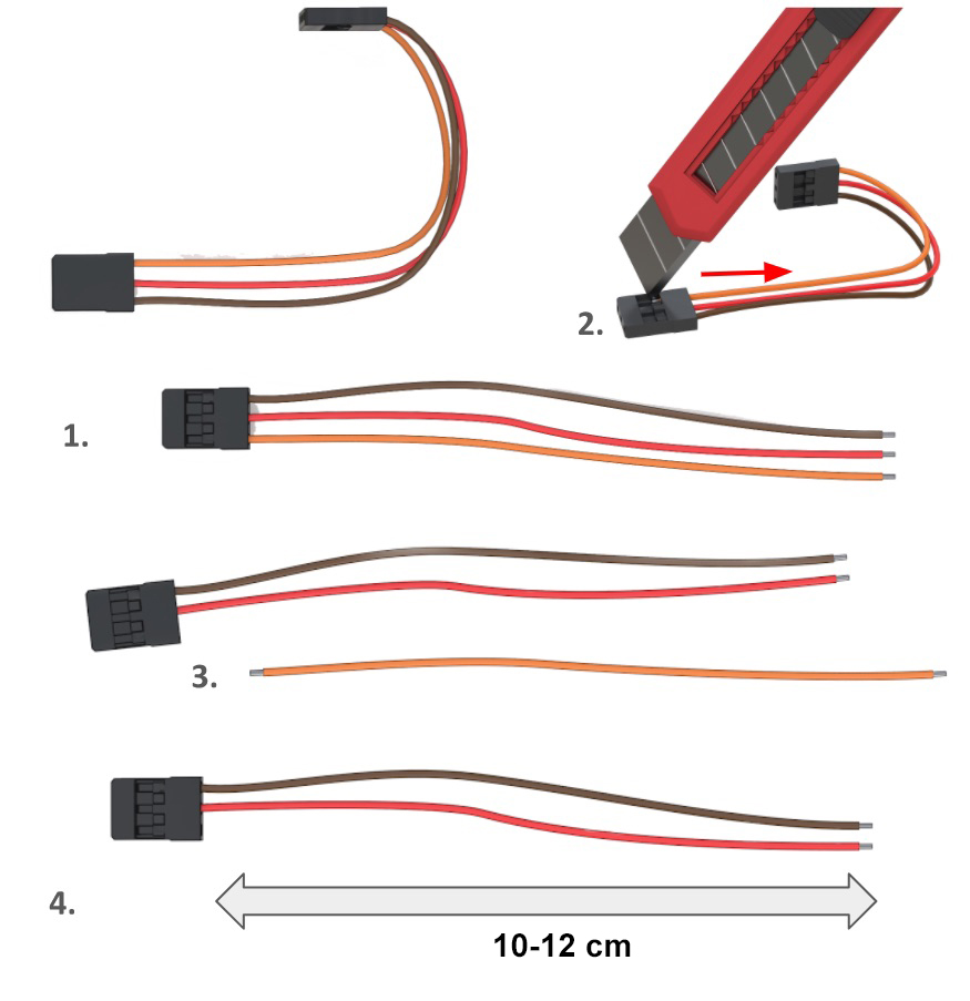 Installation of the 5V connector