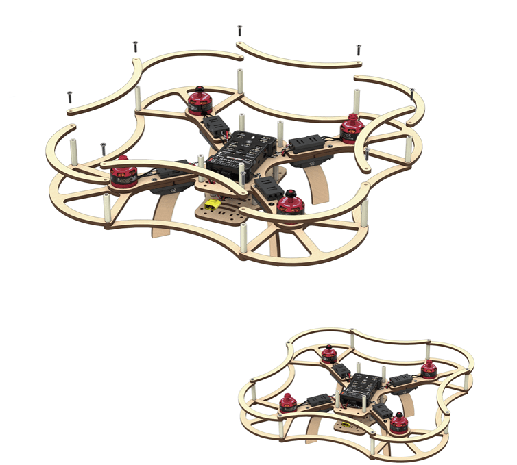 Installation of the top radial guard