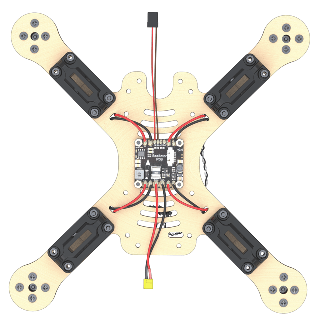 Soldering of high-power wires to PDB